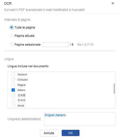 PDF editor leggero e completo: LightPDF
