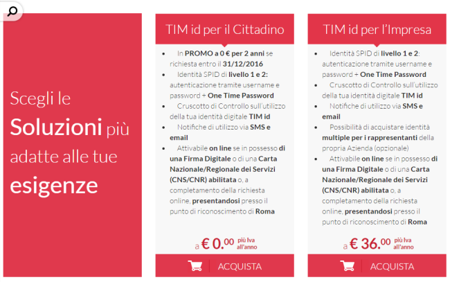 SPID con TIM e tessera sanitaria: come procedere