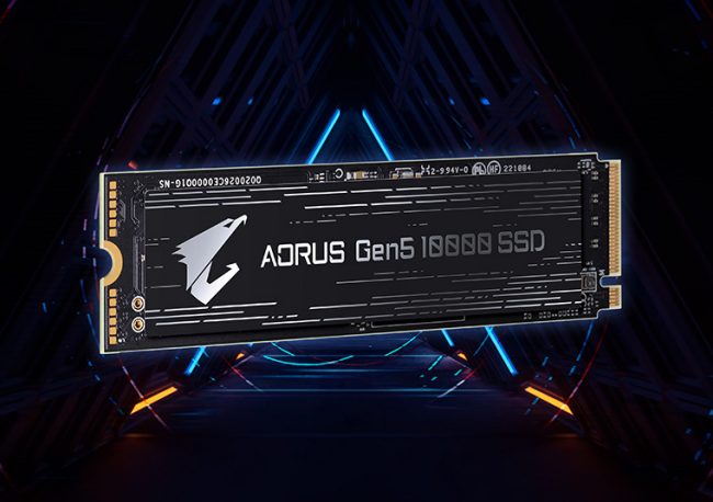 SSD PCIe 5.0 NVMe: GIGABYTE presenta il suo AORUS Gen5 10000