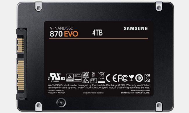 Samsung prepara il lancio dei nuovi SSD 870 EVO: SATA con ampia capacità