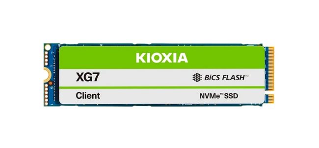 Kioxia presenta i nuovi SSD della serie XG7 basati su interfaccia PCIe 4.0