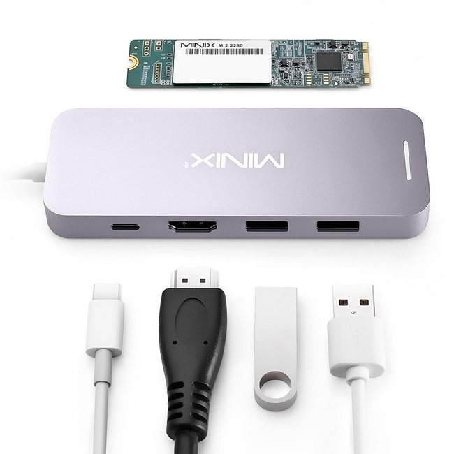 SSD USB Type-C con hub all-in-one incorporato: perfetti per i MacBook