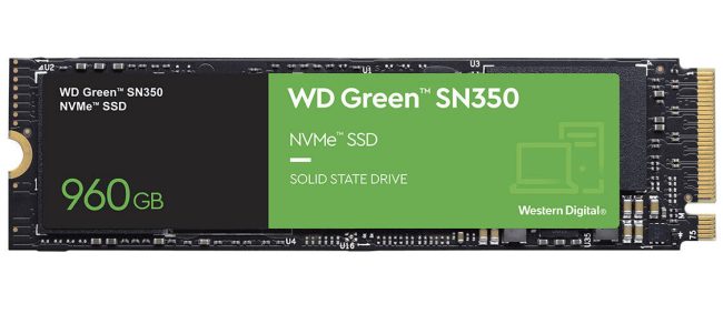 WD Green SN350, SSD PCIe che si mette in evidenza per il prezzo contenuto