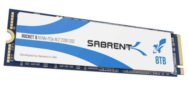Sabrent annuncia l'unità SSD M.2 più capiente al mondo: 8 Terabyte