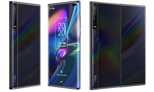 TCL al lavoro su uno smartphone con display scorrevole