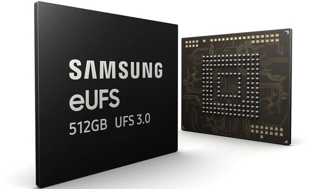 Samsung presenta le prime memorie UFS 3.0 da 512 GB