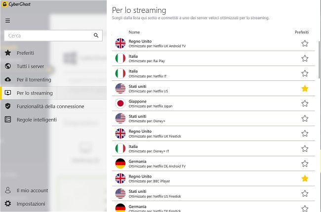 CyberGhost VPN sblocca nuovi contenuti e protegge la privacy