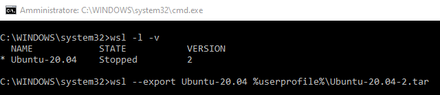 WSL: cos'è e come importare ed esportare macchine Linux in Windows