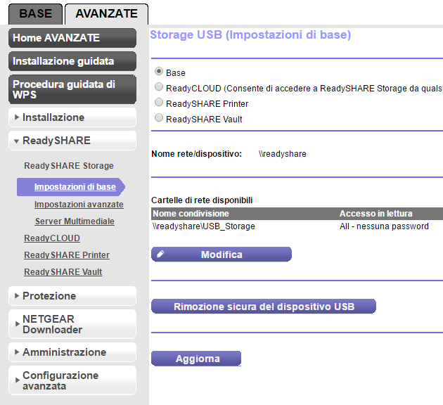 Condividere file e stampanti in locale e in remoto con i router Netgear