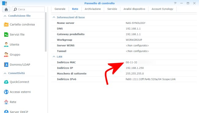 Come accendere un NAS Synology da remoto con WOL