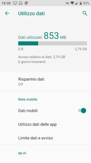 Accesso Internet app Android e uso della connessione dati: come impostarli