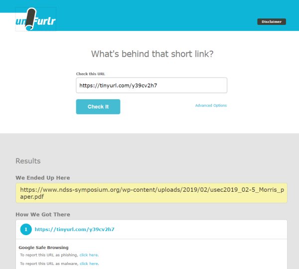 Accorciare link e scoprire gli URL nascosti