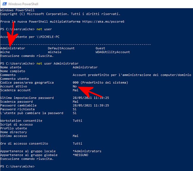 Account amministratore nascosto in Windows: cos'è e a cosa può servire