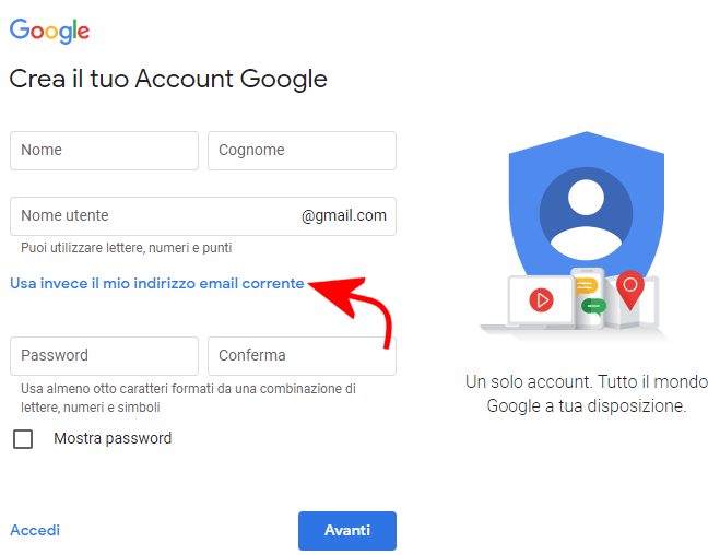 Come passare da un account Google all'altro su Android