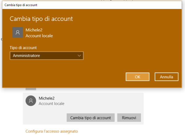 Account Windows 10: cartella Users a 5 caratteri con login Microsoft