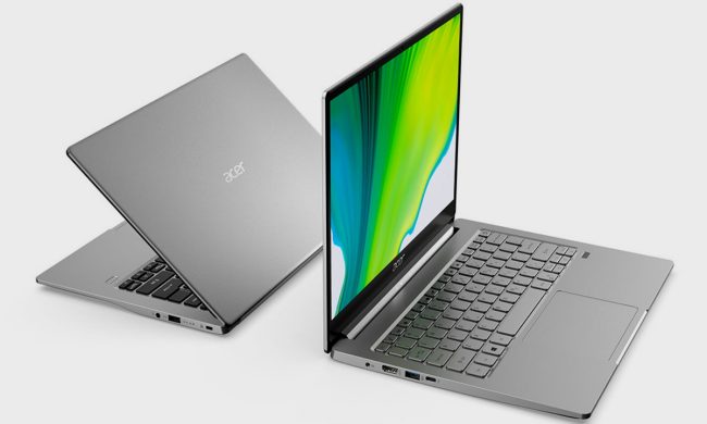 Acer presenta Swift 3, con CPU Intel Core i7-1065G7 o AMD Ryzen 7 4700U