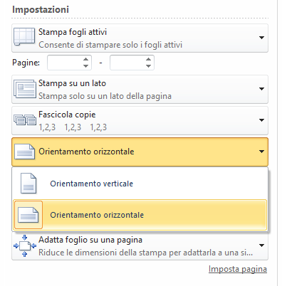 Come adattare un foglio Excel per la stampa