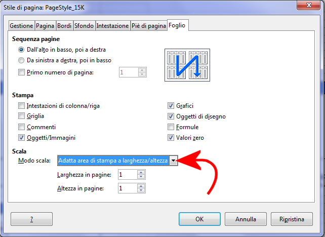 Come adattare un foglio Excel per la stampa