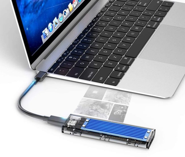 Adattatore SSD per collegare unità M.2 NVMe e SATA via USB