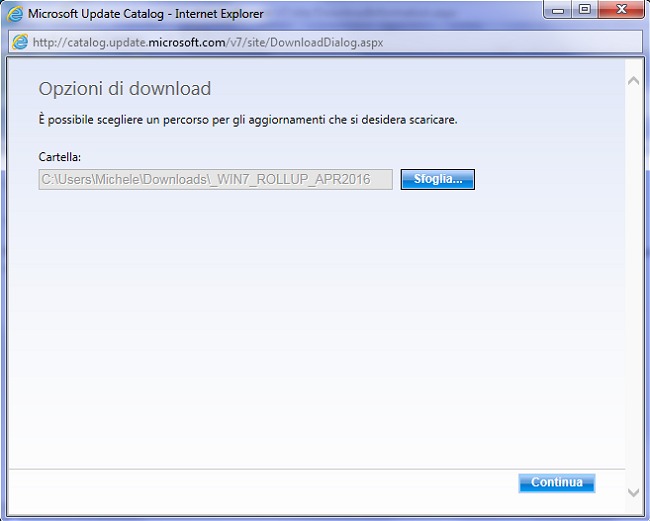Aggiornamenti Windows 7, scaricarli come un unico pacchetto