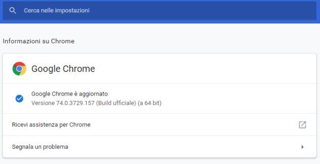 Aggiornamento Chrome: perché effettuarlo e cosa significano le icone