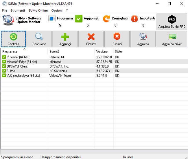 Aggiornamento programmi in Windows: come farlo in automatico
