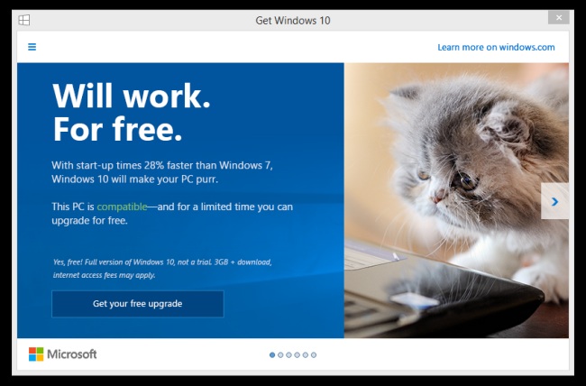 Aggiornamento a Windows 10, Microsoft prova ad accelerare