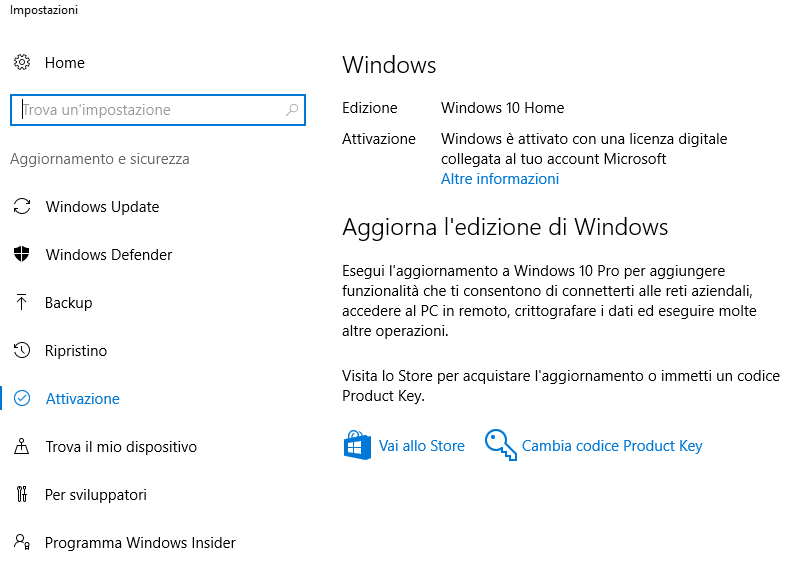 Aggiornare gratis a Windows 10 è ancora possibile con il Product Key