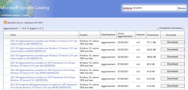 Come aggiornare il supporto d'installazione di Windows 10