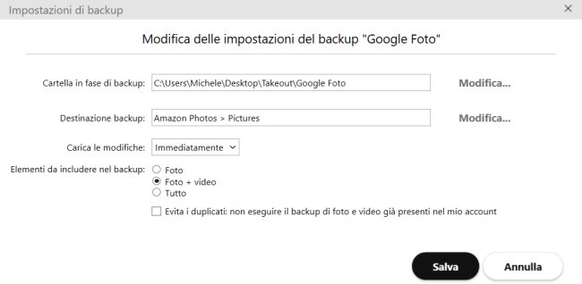 Amazon Photos: come trasferire i dati da Google Foto