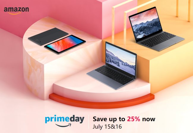 Amazon Prime Day: notebook, convertibili, tablet e mini PC CHUWI in offerta speciale