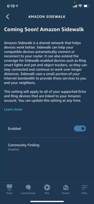 Amazon condivide la connessione degli utenti con Sidewalk ma niente WiFi