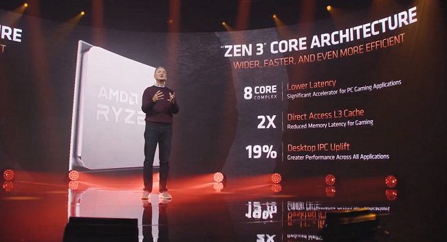 AMD presenta l'architettura Zen 3 e i nuovi processori Ryzen 5000