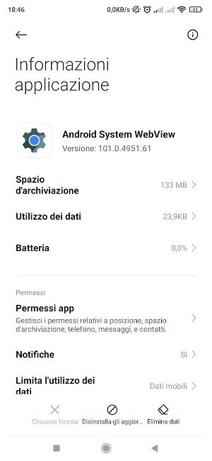Android System WebView: cos'è e a che cosa serve