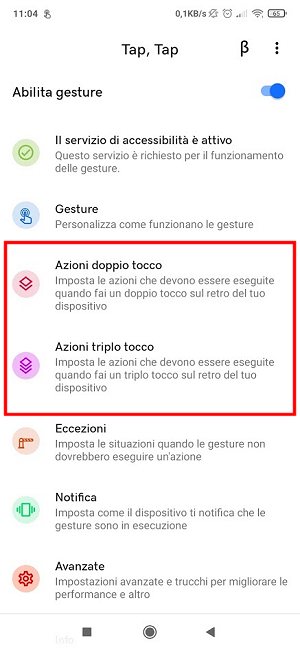 Gesture, come introdurre il doppio e triplo tocco su Android per avviare l'assistente digitale e qualunque attività