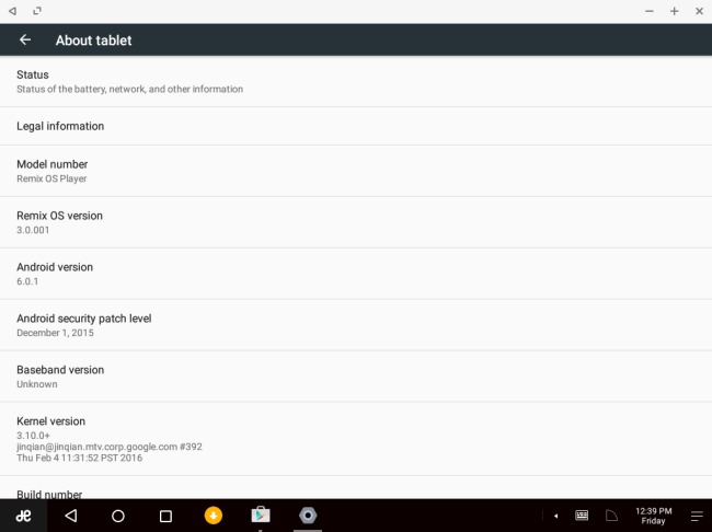 Android su PC con l'emulatore Remix OS Player