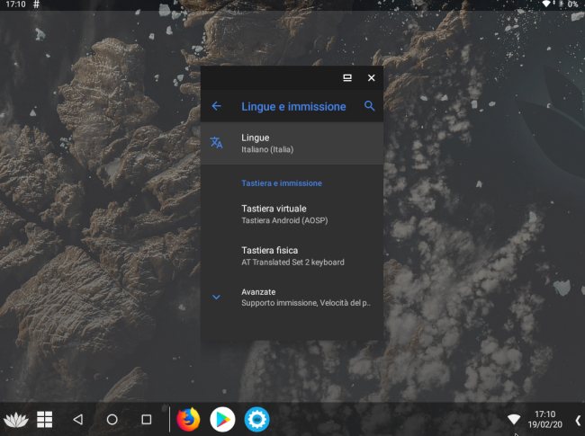 Android su PC con Bliss OS