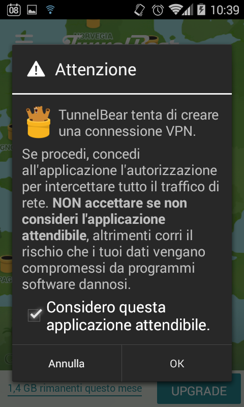 VPN Android, scambiare dati in sicurezza