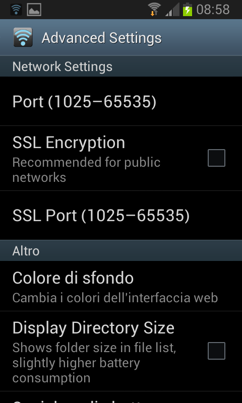 Collegare Android al PC tramite Wi-Fi