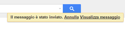 Come annullare invio di una mail con Gmail