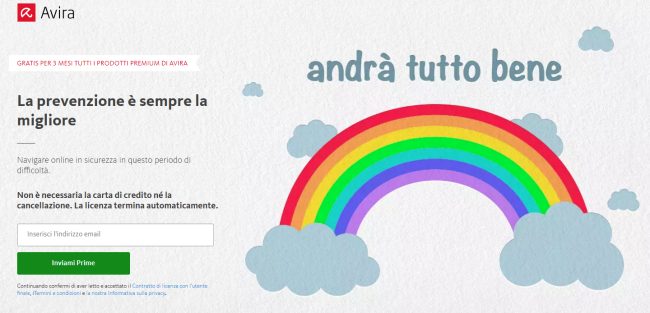 Avira offre la protezione antimalware completa per tre mesi