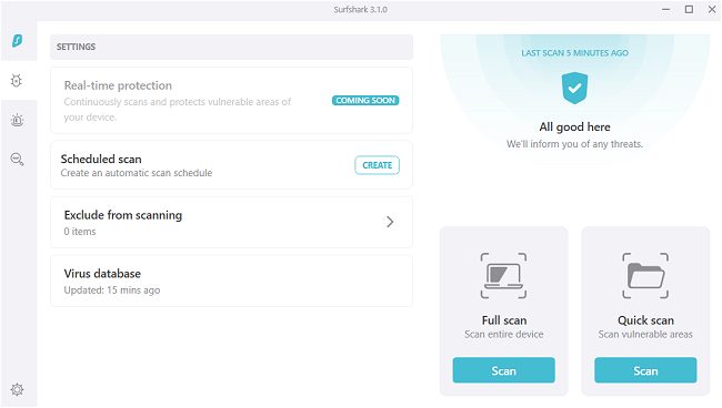 VPN sicura e veloce, antivirus e protezione dei dati: Surfshark One