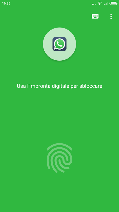 App Android che usano il lettore di impronte digitali