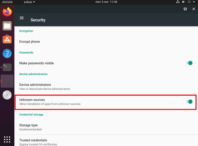 Come eseguire applicazioni Android su Linux