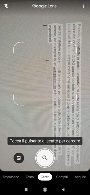 App per scannerizzare testi su Android: come usare quelle Google