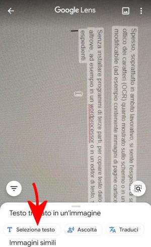App per scannerizzare testi su Android: come usare quelle Google