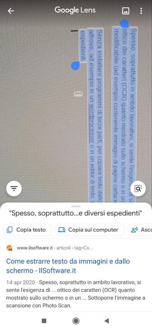 App per scannerizzare testi su Android: come usare quelle Google