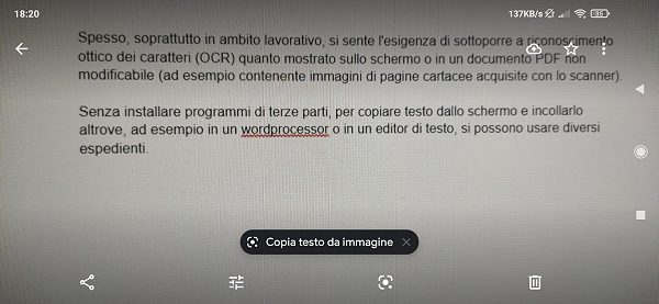 App per scannerizzare testi su Android: come usare quelle Google