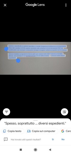 App per scannerizzare testi su Android: come usare quelle Google