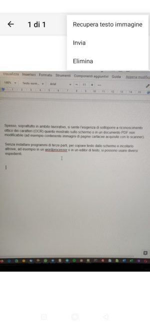 App per scannerizzare testi su Android: come usare quelle Google